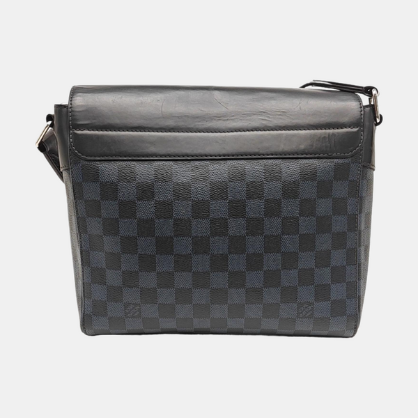NEWPORT PM Damier Coated Canvas Blue