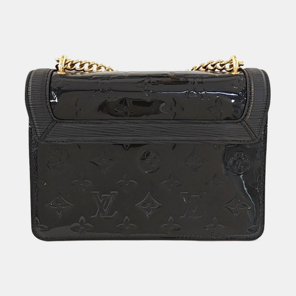 WYNWOOD Monogram Patent Leather Black