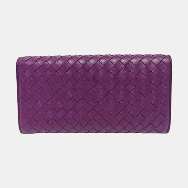 Calfskin Wallet Purple