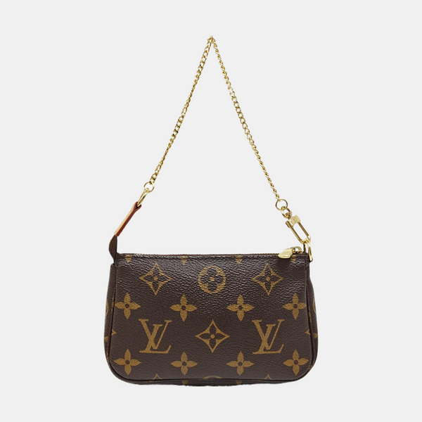 ACCESSOIRES Mini Monogram Coated Canvas Brown