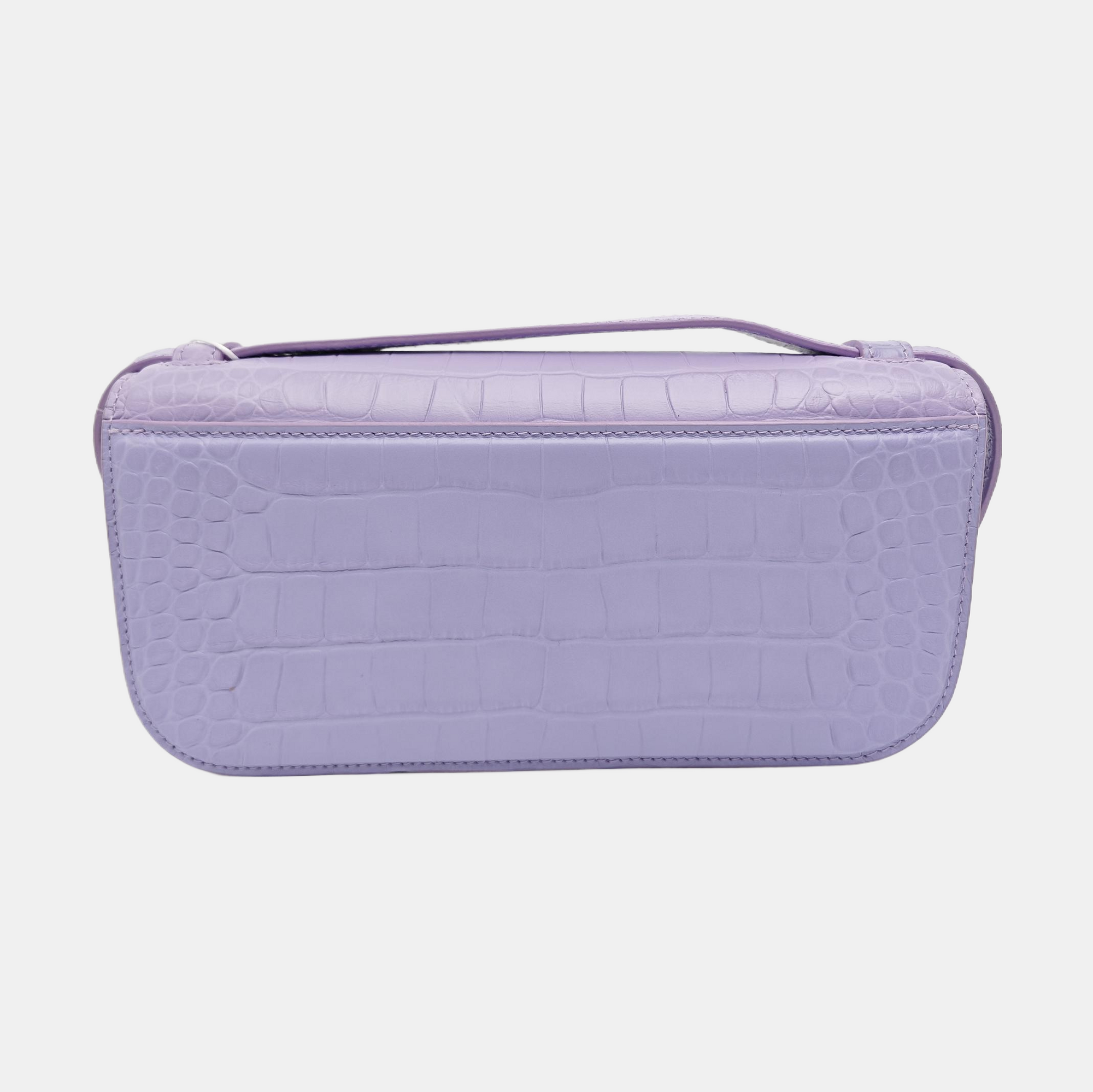 Calfskin Shoulder Bag Purple
