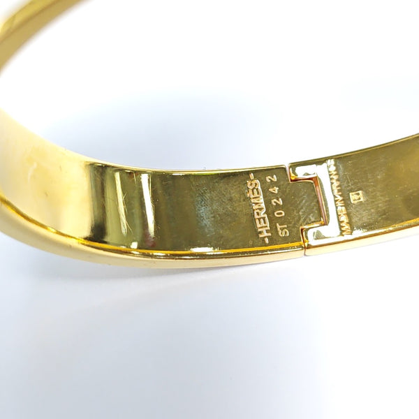 Clic H Metal Gold Bangle