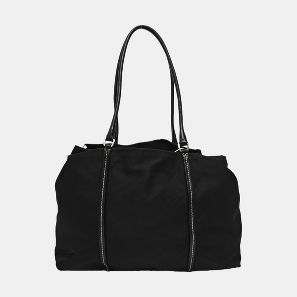 Nylon Shoulder Bag Black