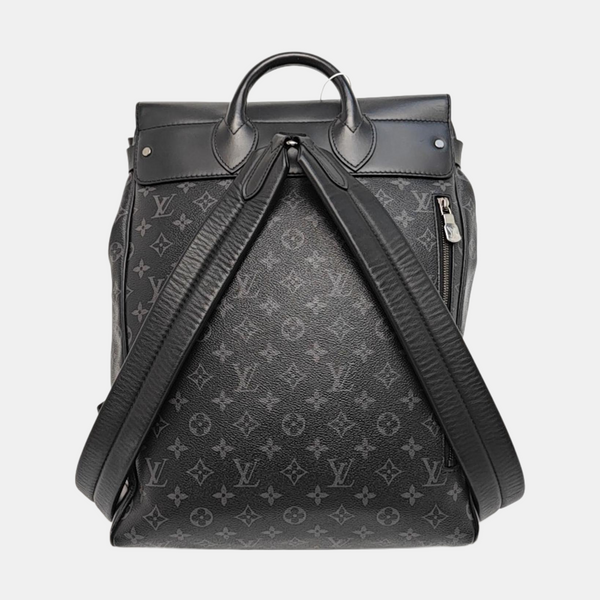 STEAMER Monogram Coated Canvas Black
