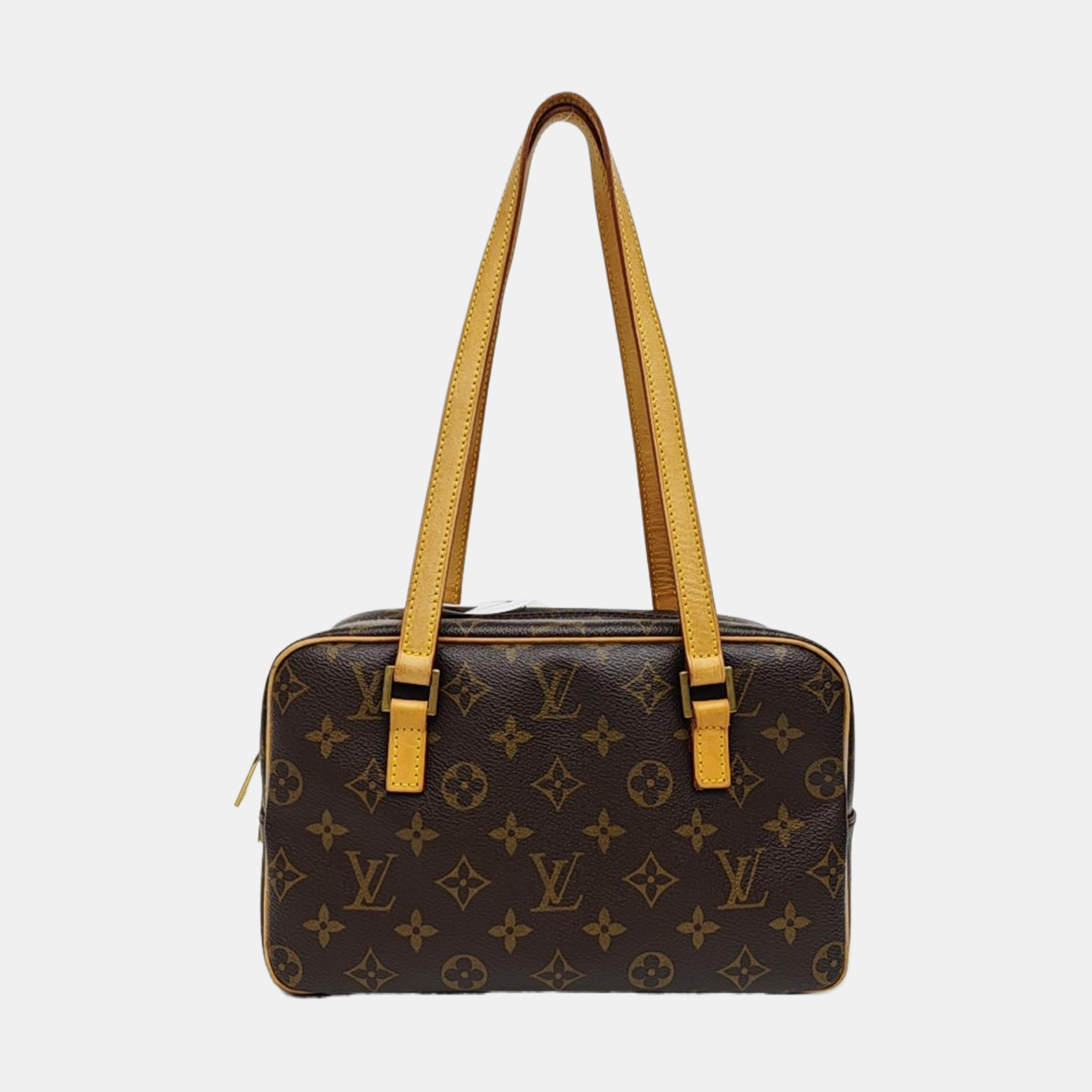 CITE MM Monogram Coated Canvas Brown