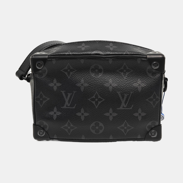 SOFT TRUNK Mini Monogram Coated Canvas Black