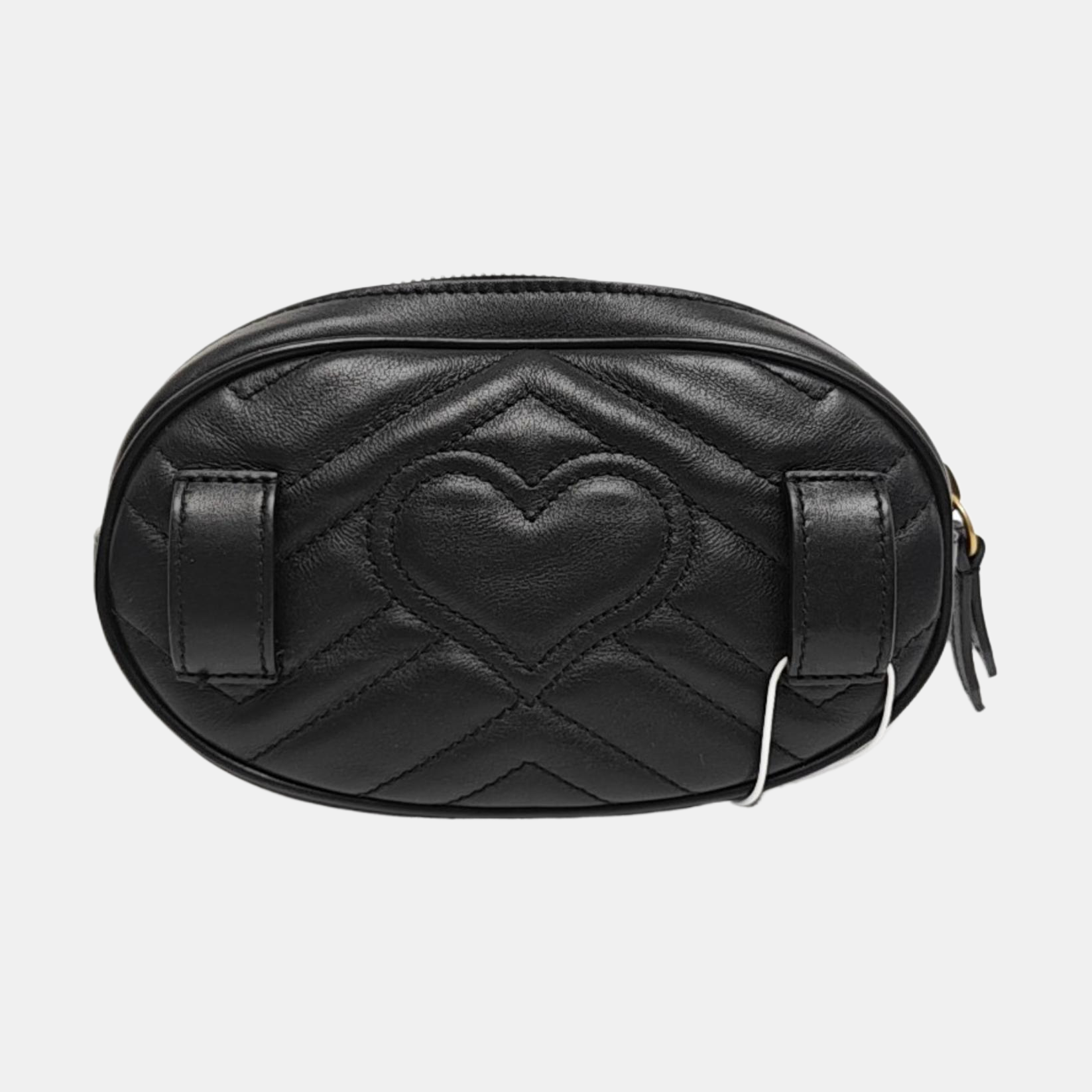 GG Marmont Super Mini Quilted Calfskin Black
