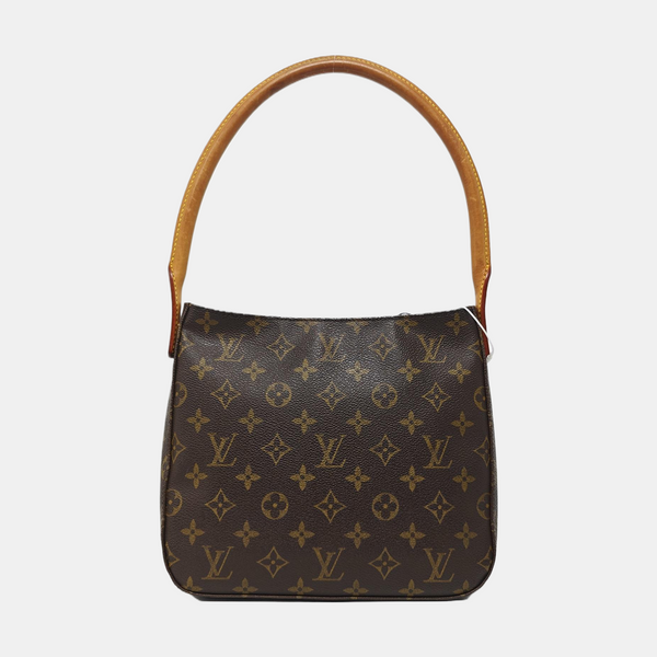LOOPING MM Monogram Coated Canvas Brown