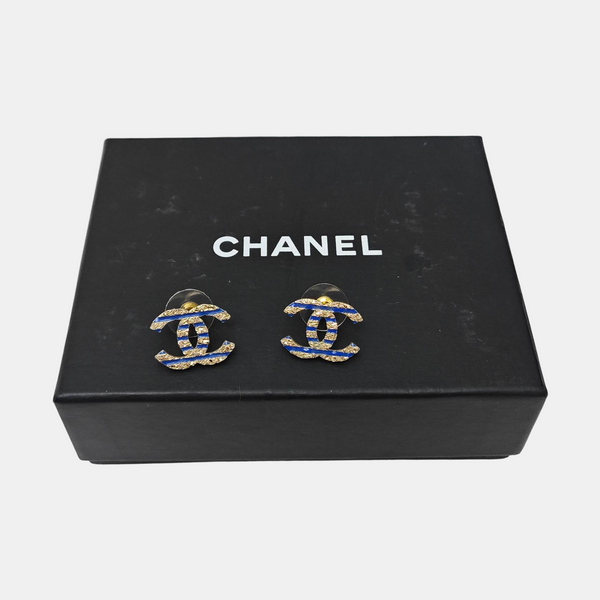 Metal Gold Stud Earrings