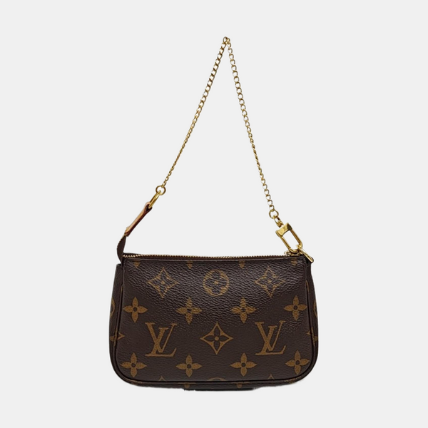 ACCESSOIRES Mini Monogram Coated Canvas Brown