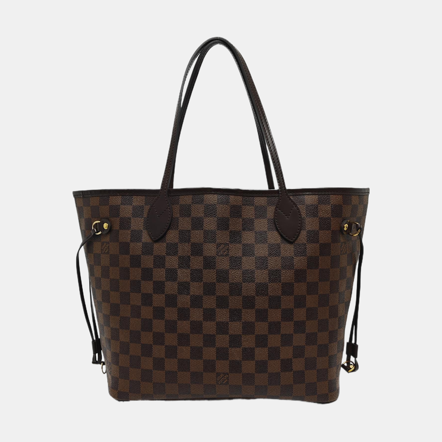 NEVERFULL MM Coated Canvas Brown
