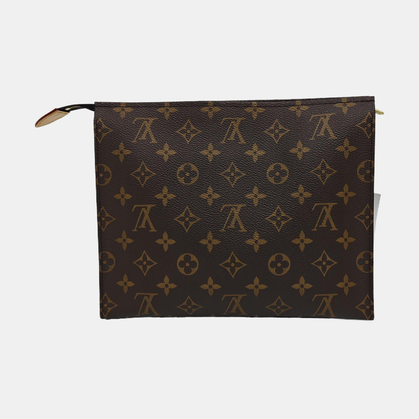 TRIO Monogram Coated Canvas Brown