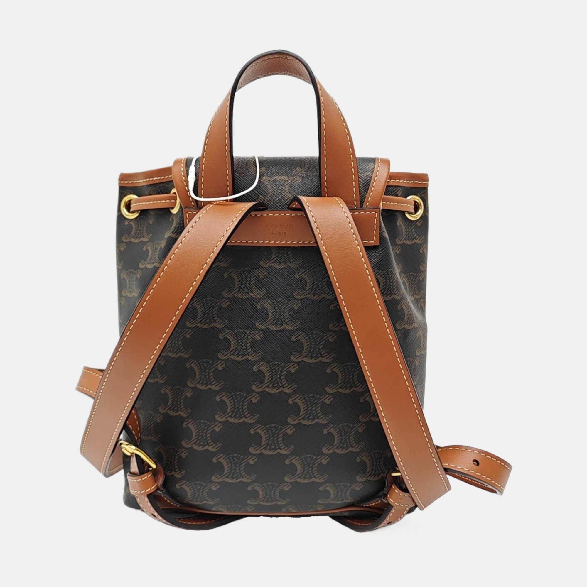 TRIOMPHE Mini Coated Canvas Brown