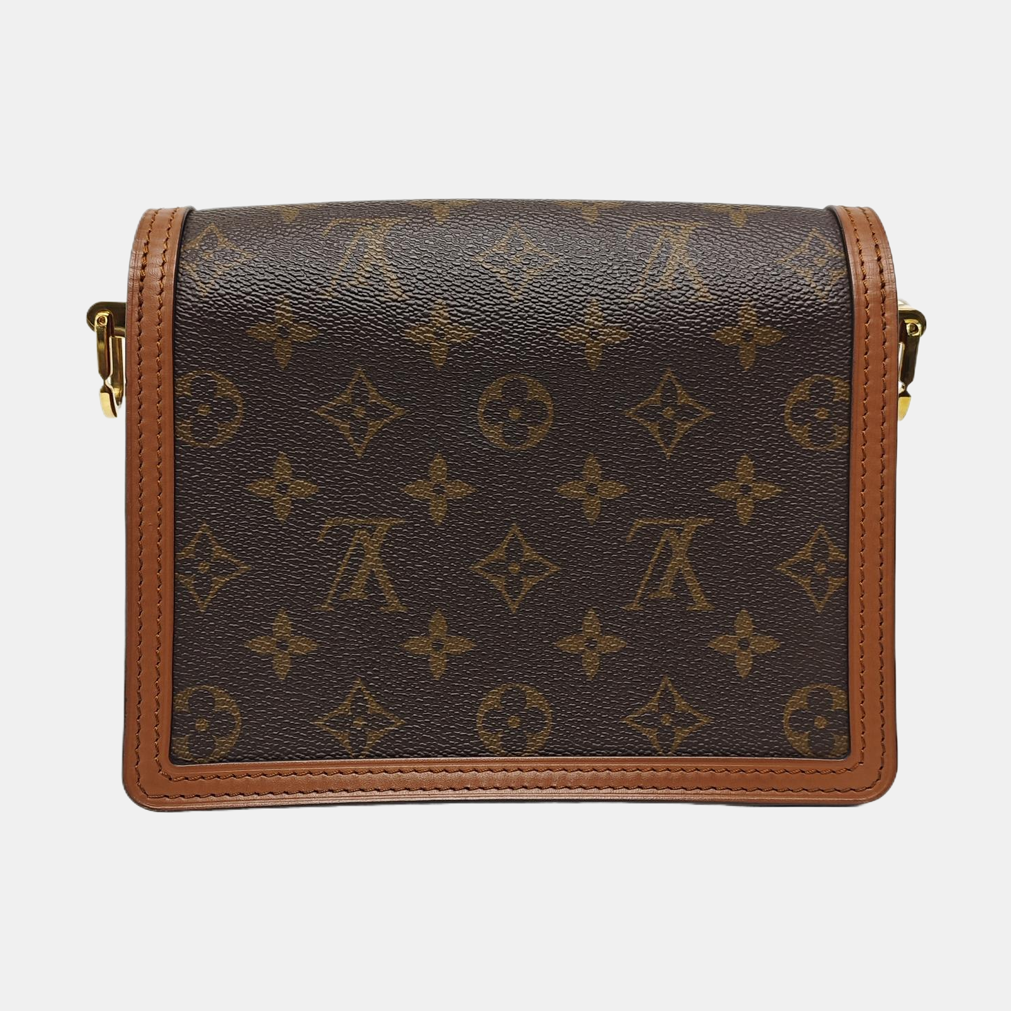 DAUPHINE Mini Monogram Coated Canvas Brown