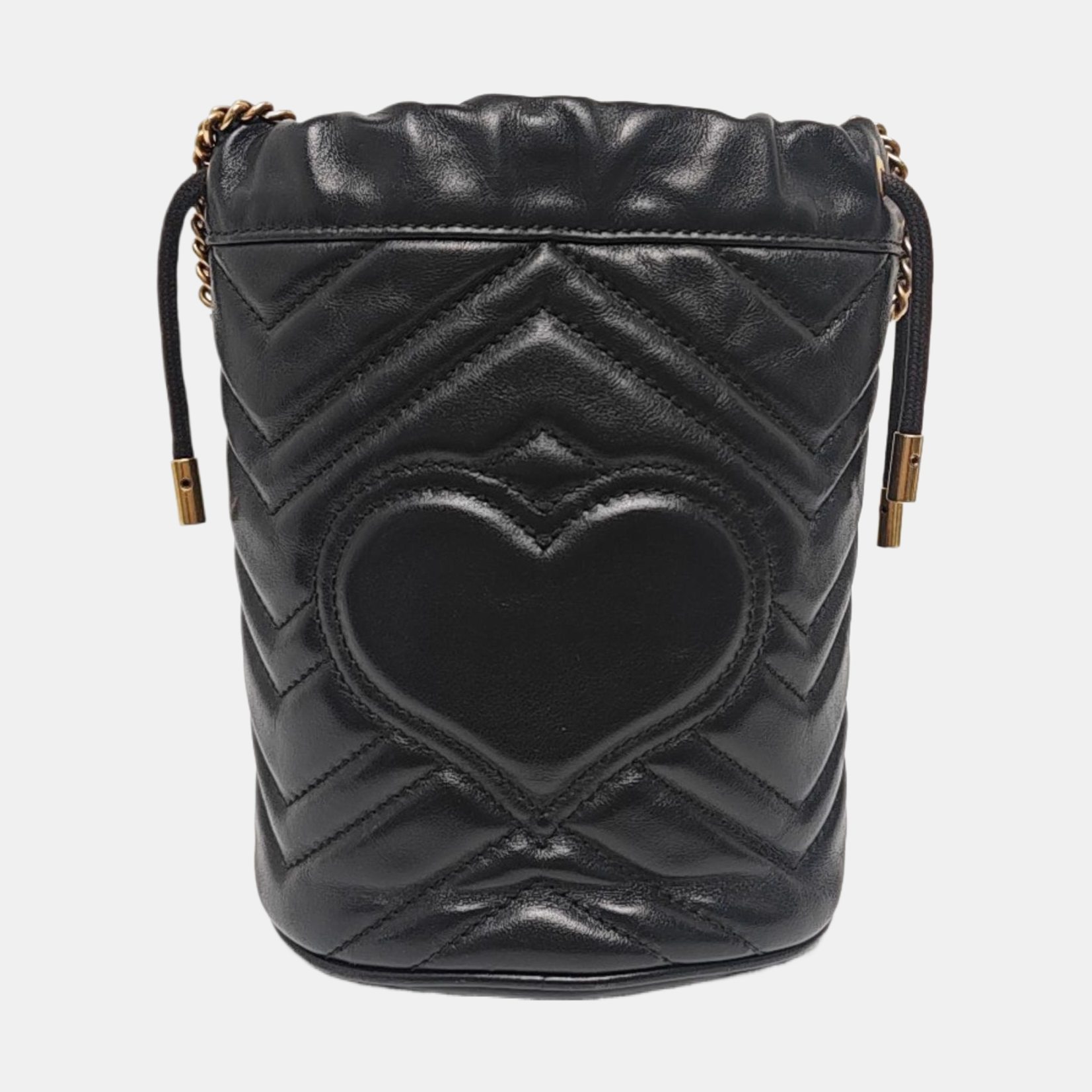 GG Marmont Mini Quilted Calfskin Black