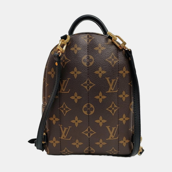 PALM SPRINGS Mini Monogram Coated Canvas Brown