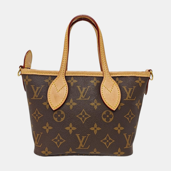NEVERFULL BB Monogram Coated Canvas Brown