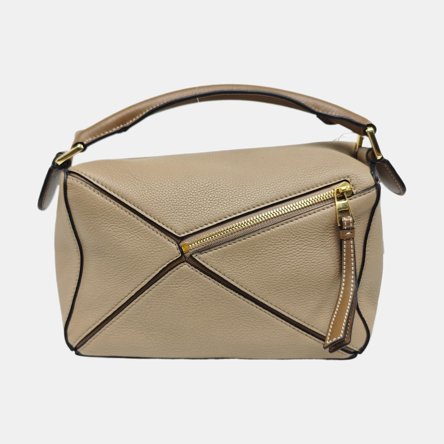 Puzzle Small Calfskin Beige