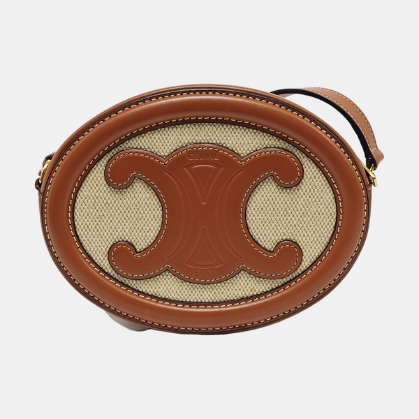 TRIOMPHE Mini Calfskin Beige