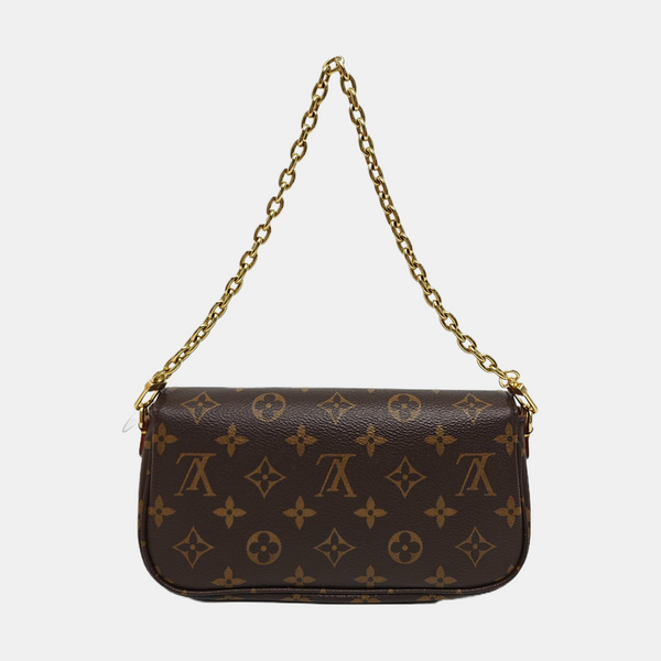IVY Monogram Coated Canvas Brown