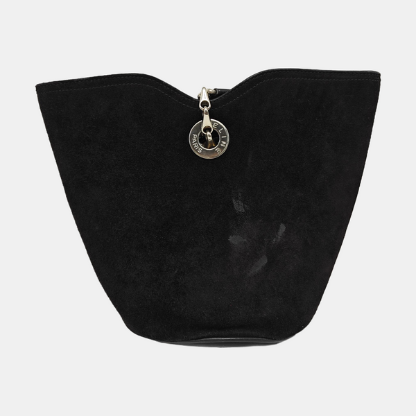 Suede Shoulder Bag Black