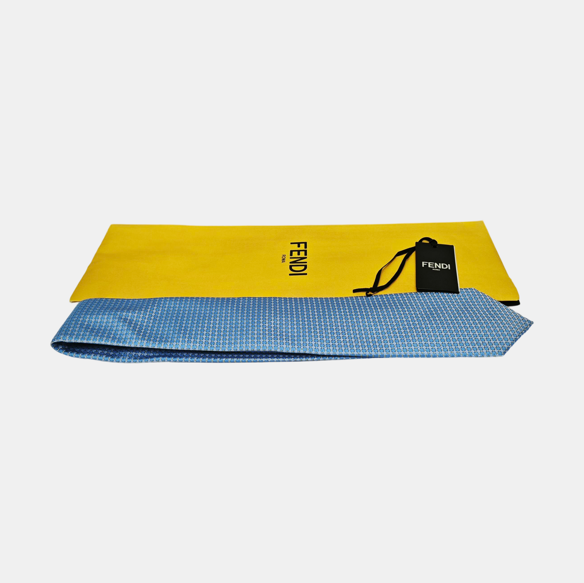 Mulberry Silk Tie Blue