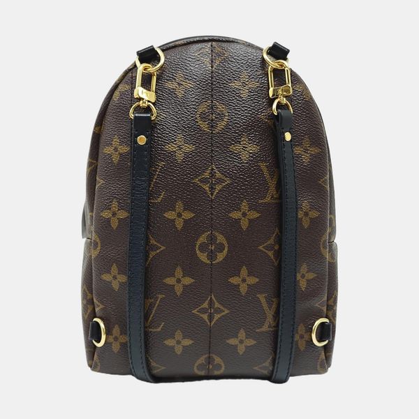 PALM SPRINGS Mini Monogram Coated Canvas Brown