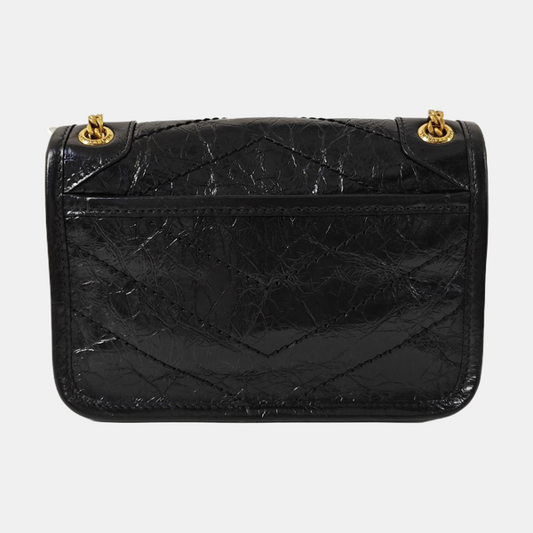 NIKI Mini Quilted Calfskin Black