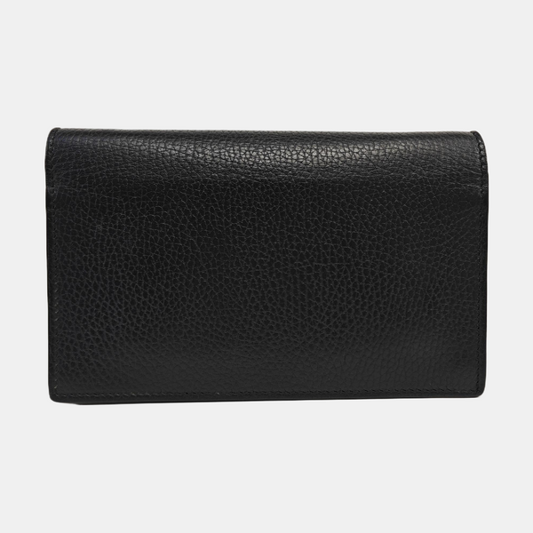 Interlocking G Small Calfskin Black