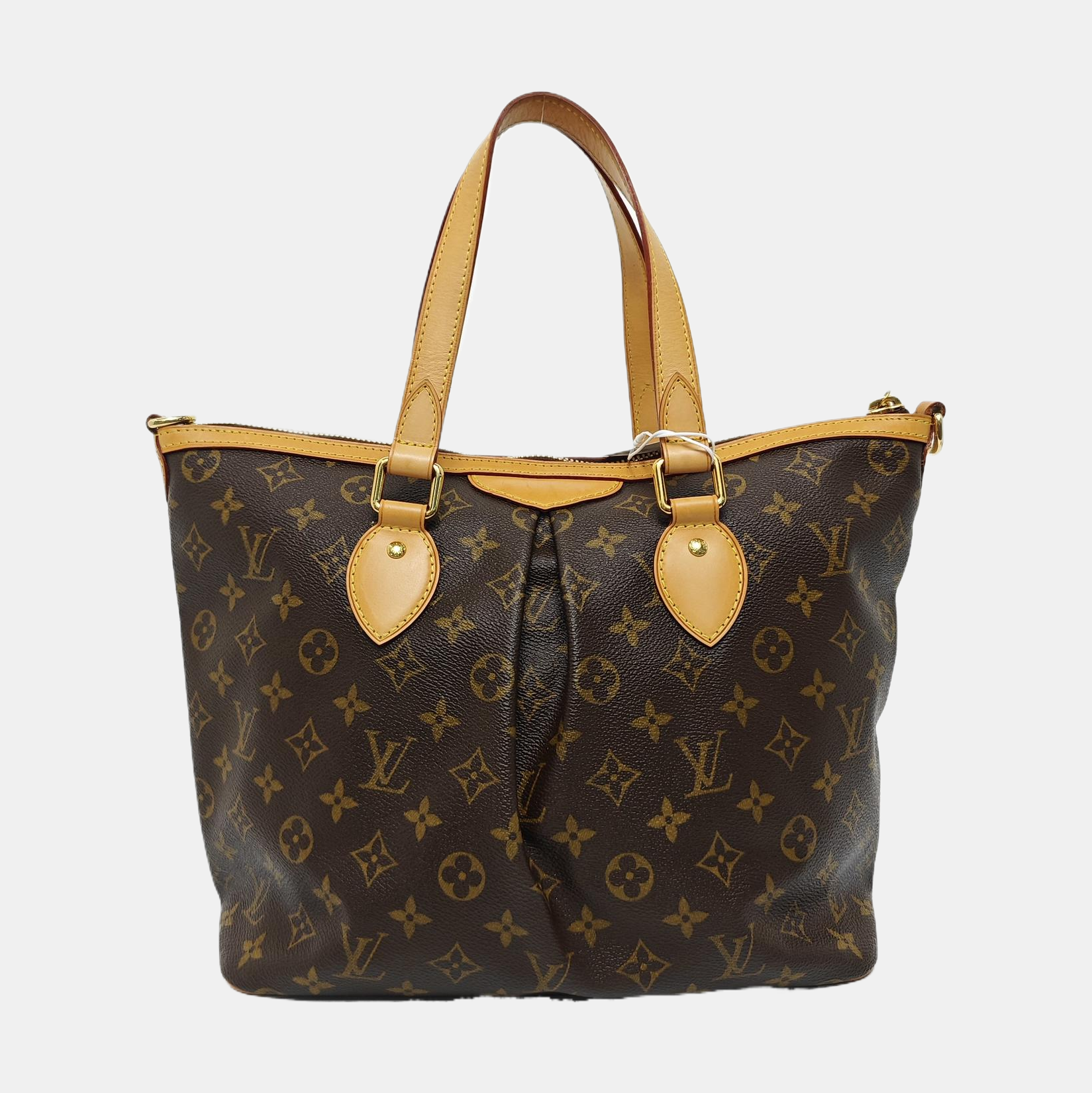 PALERMO PM Monogram Coated Canvas Brown