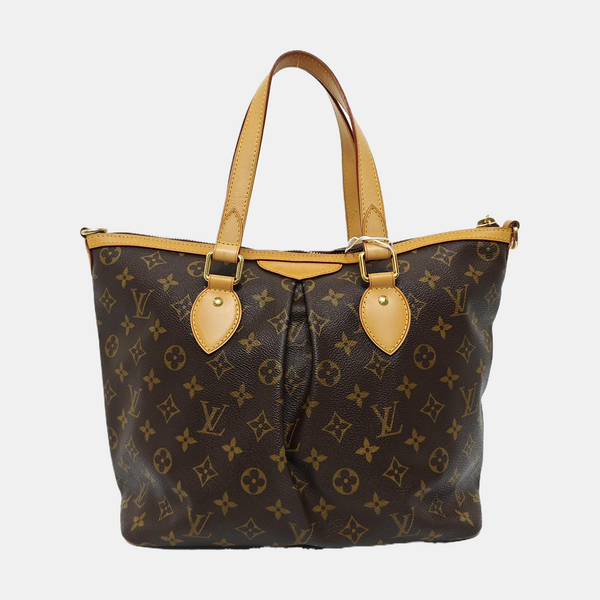 PALERMO PM Monogram Coated Canvas Brown