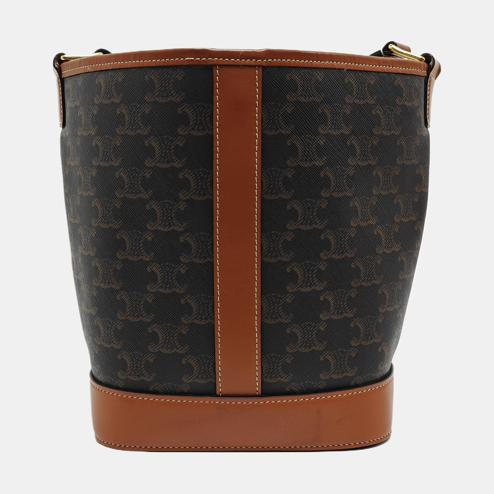TRIOMPHE CANVAS Small Coated Canvas Brown