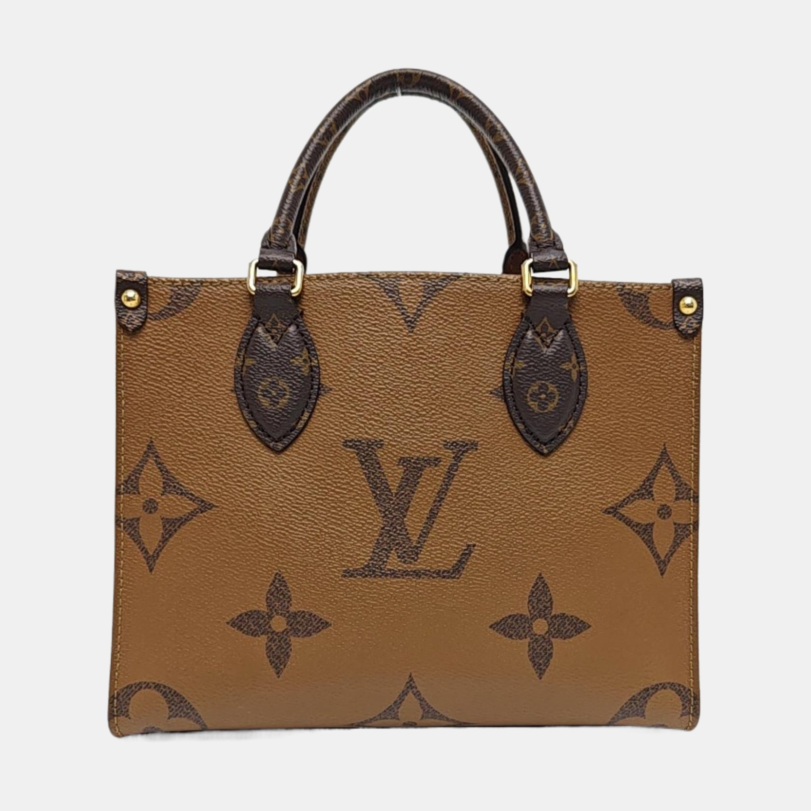 ONTHEGO PM Monogram Coated Canvas Brown