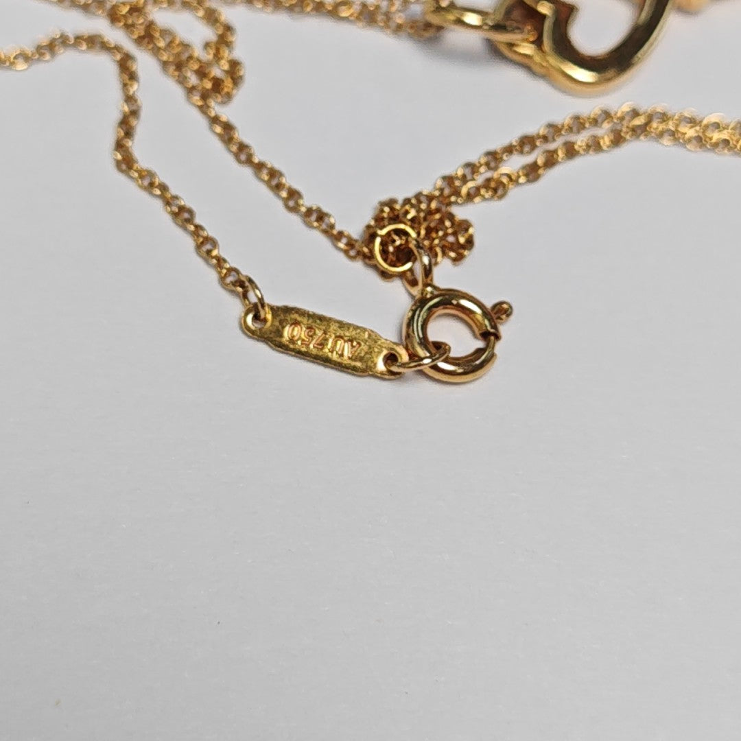 Tiffany Keys 18k Rose Gold Necklace