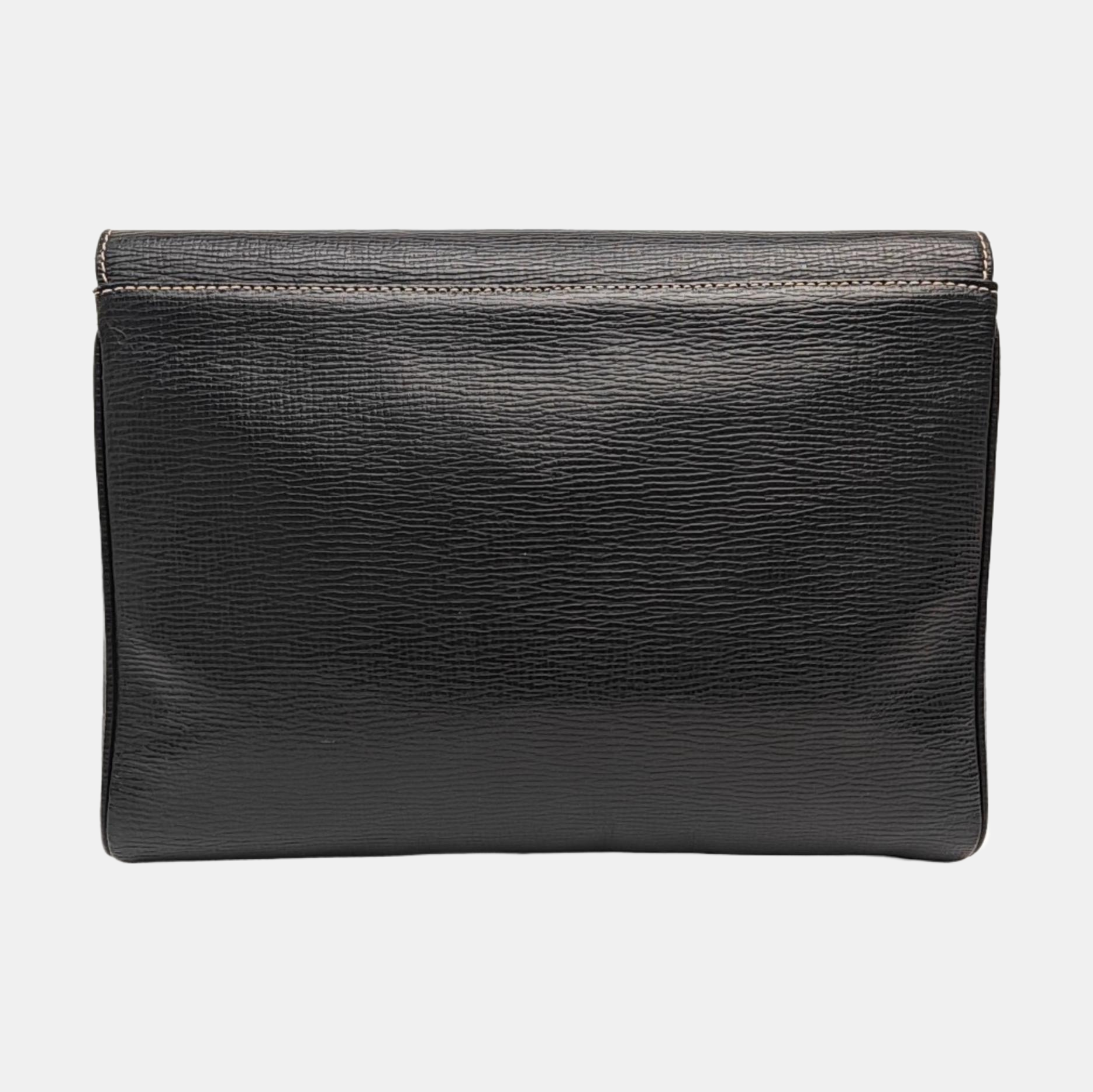Calfskin Shoulder Bag Black