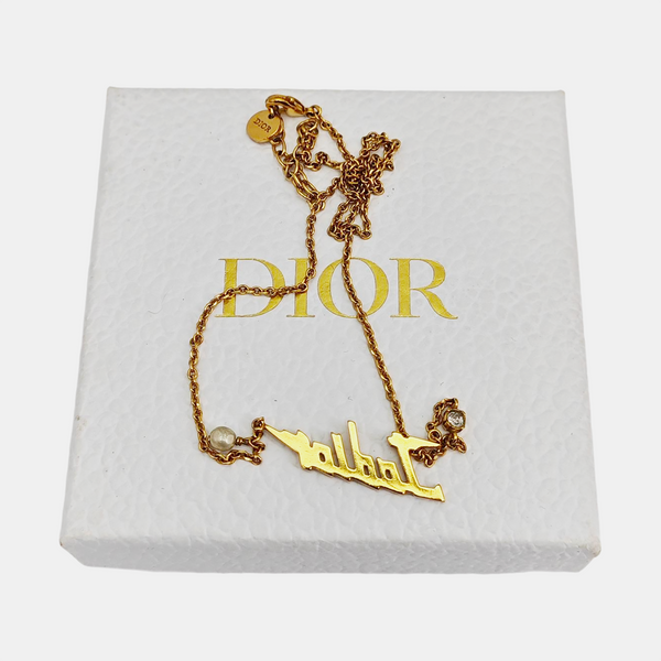 J'adior Metal Gold Necklace