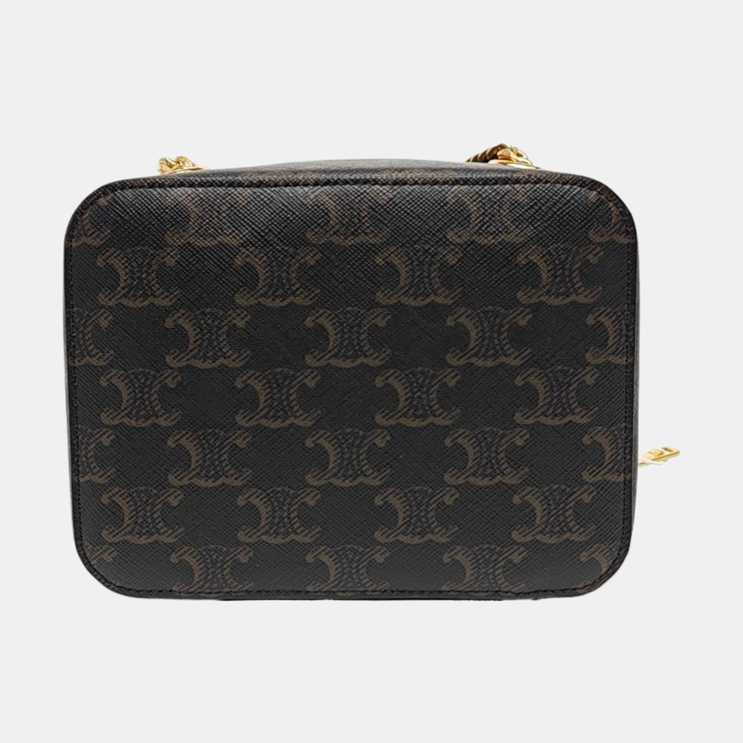 Authenticated pre-owned  TRIOMPHE Quilted Coated Canvas Black - Shoulder Bag at Looply