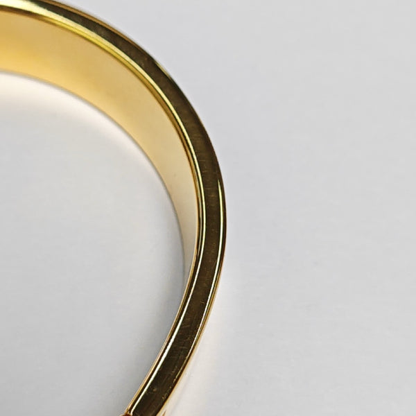 Authenticated pre-owned  Clic H Metal Gold Plated Enamel Gold Bracelet - Bracelet at Looply