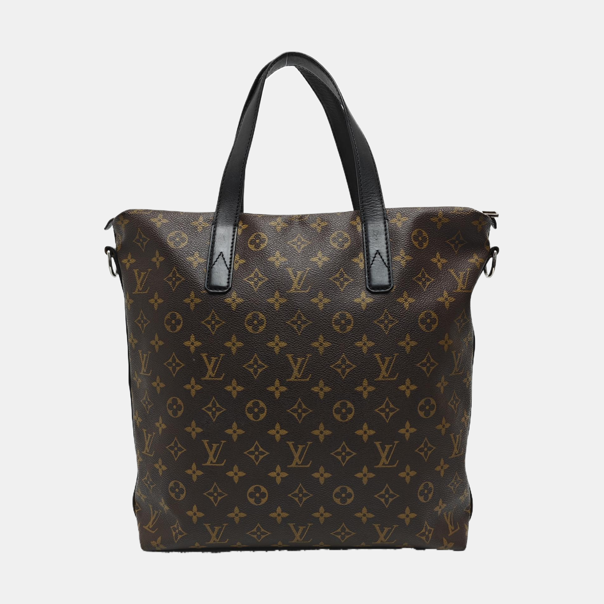 KITAN Monogram Coated Canvas Brown