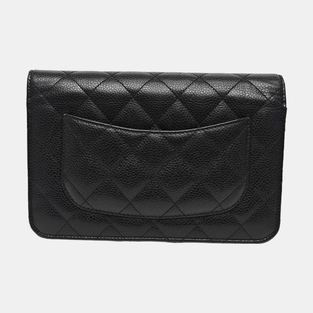 WOC Quilted Grained Calfskin Black