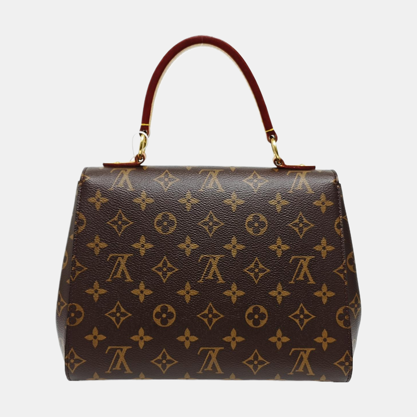 CLUNY BB Monogram Coated Canvas Brown