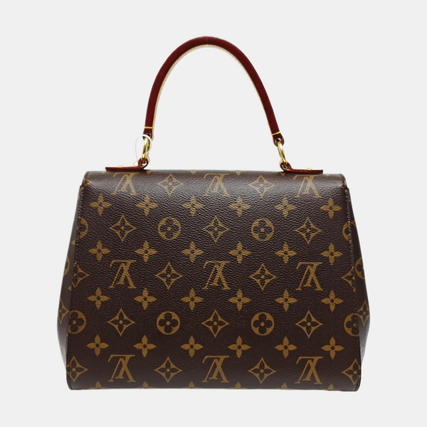 CLUNY BB Monogram Coated Canvas Brown