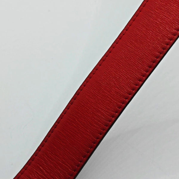 Red Leather Belt