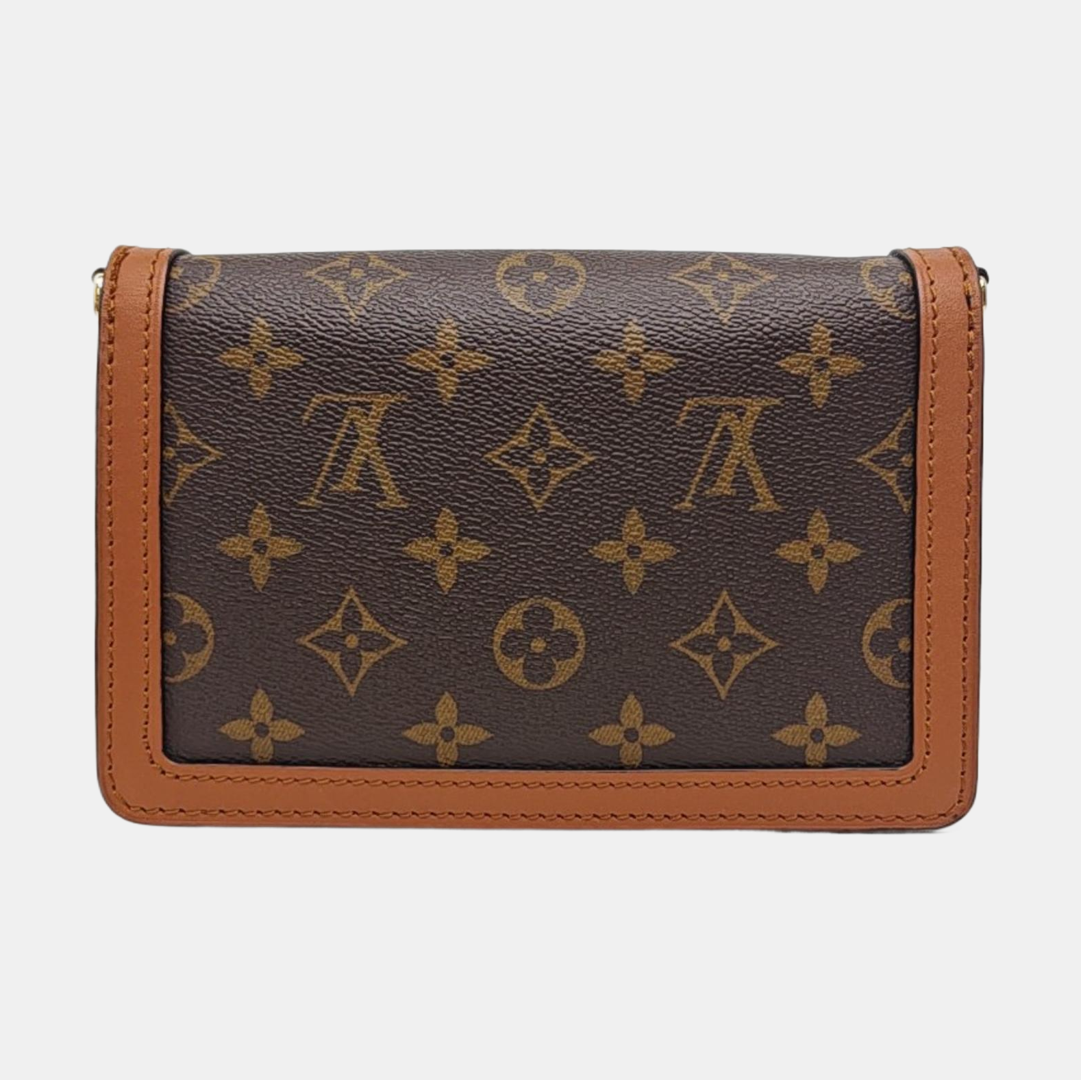 DAUPHINE Monogram Coated Canvas Brown