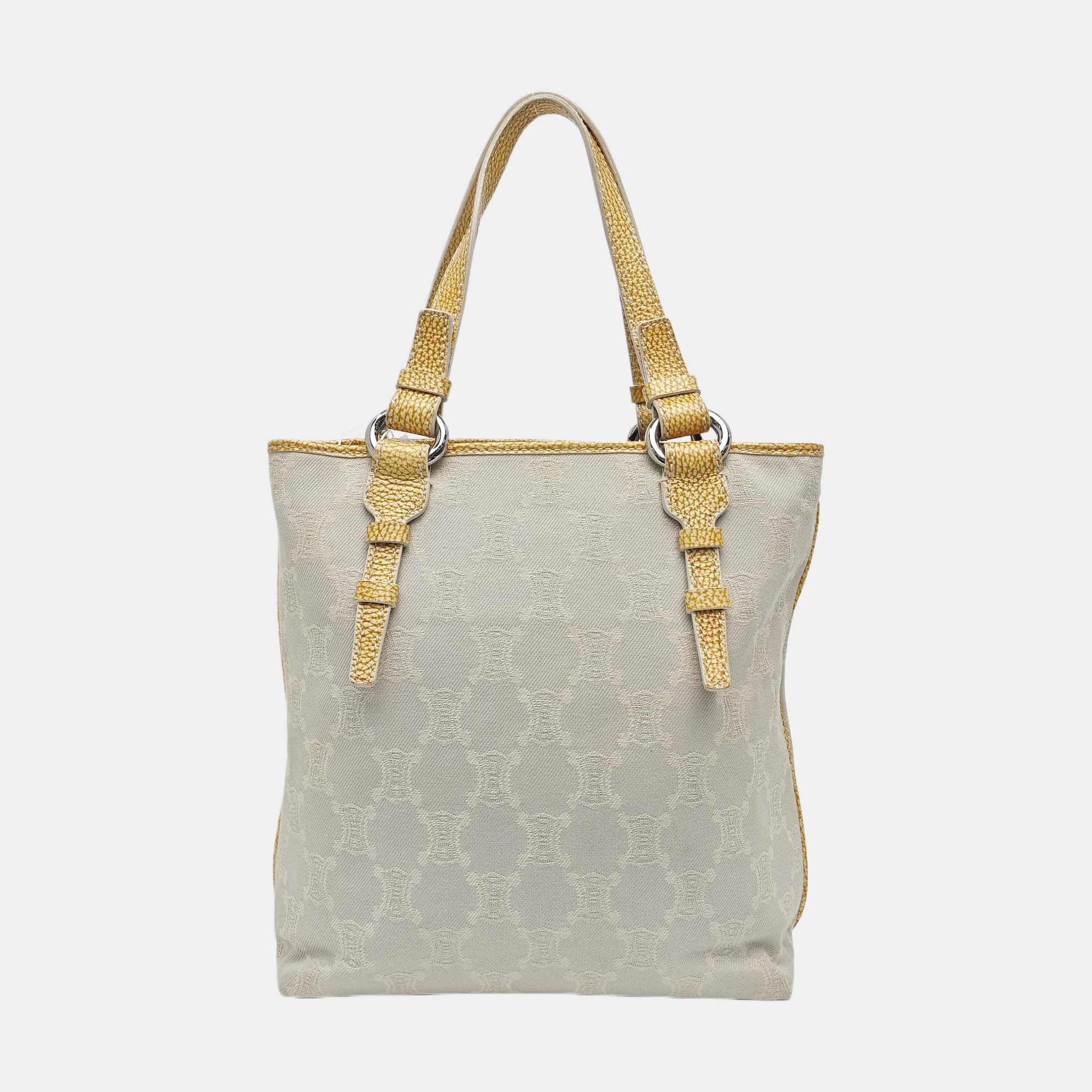 Canvas Top Handle Bag Gray