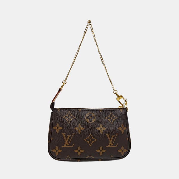 ACCESSOIRES Mini Monogram Coated Canvas Brown