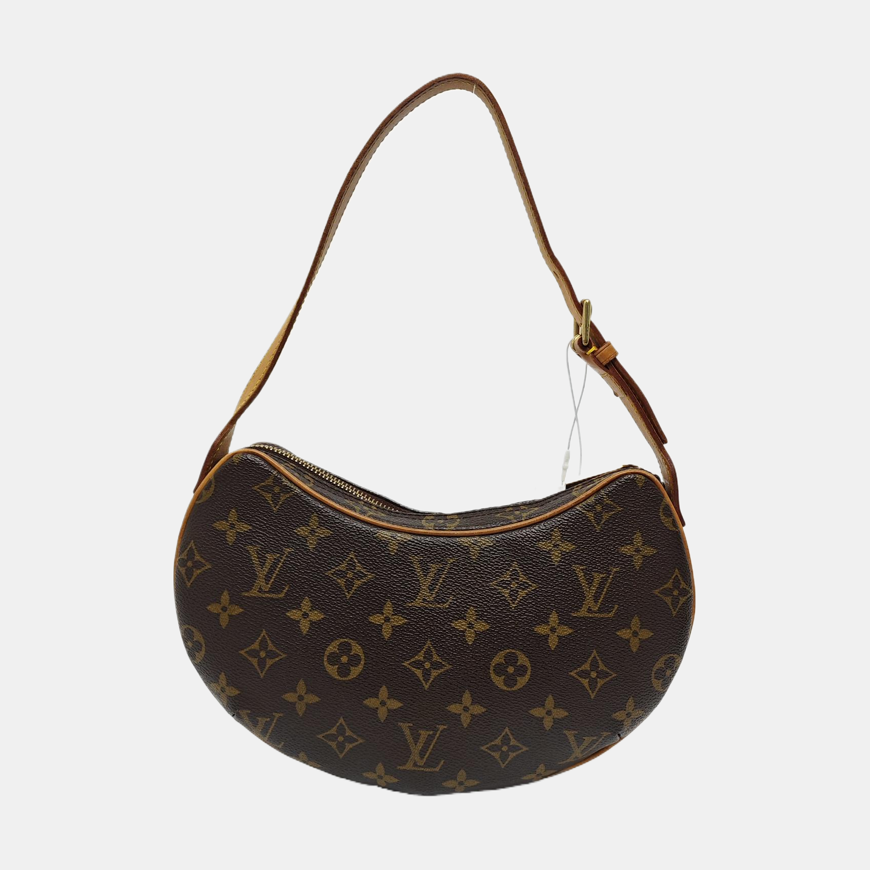 CROISSANT PM Monogram Coated Canvas Brown