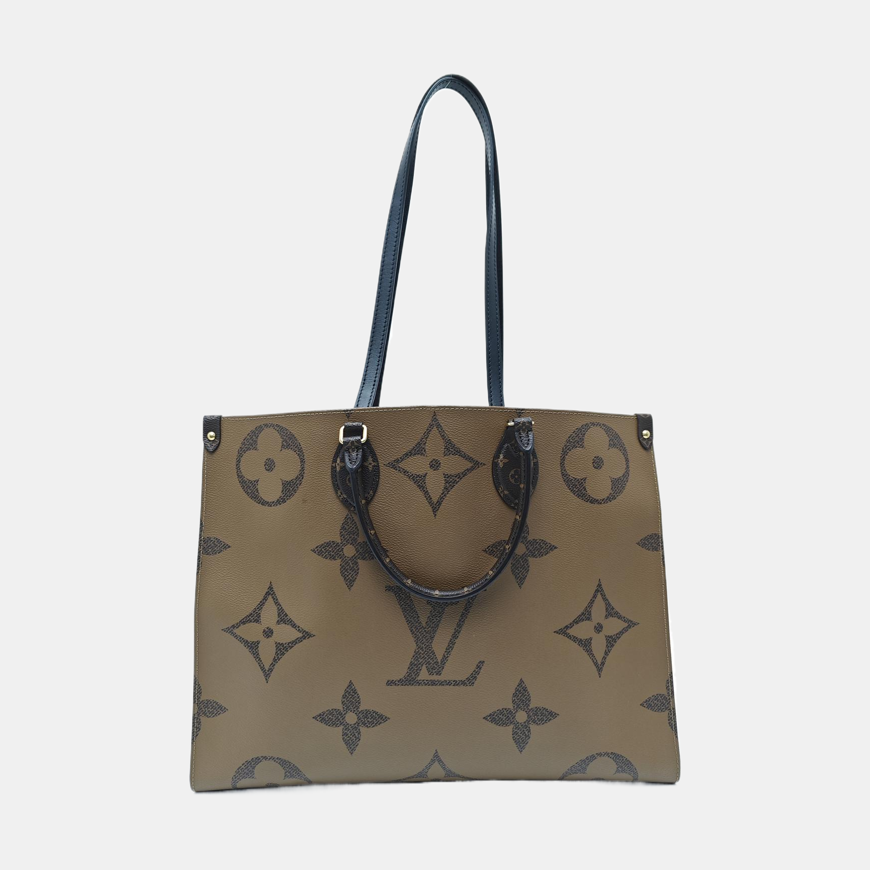 ONTHEGO GM Monogram Coated Canvas Brown