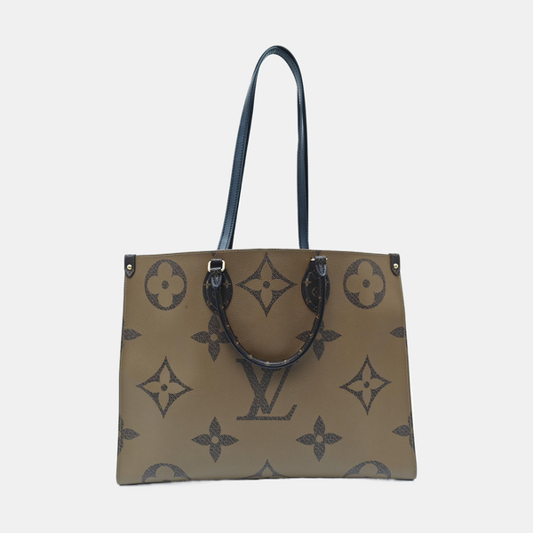 ONTHEGO GM Monogram Coated Canvas Brown