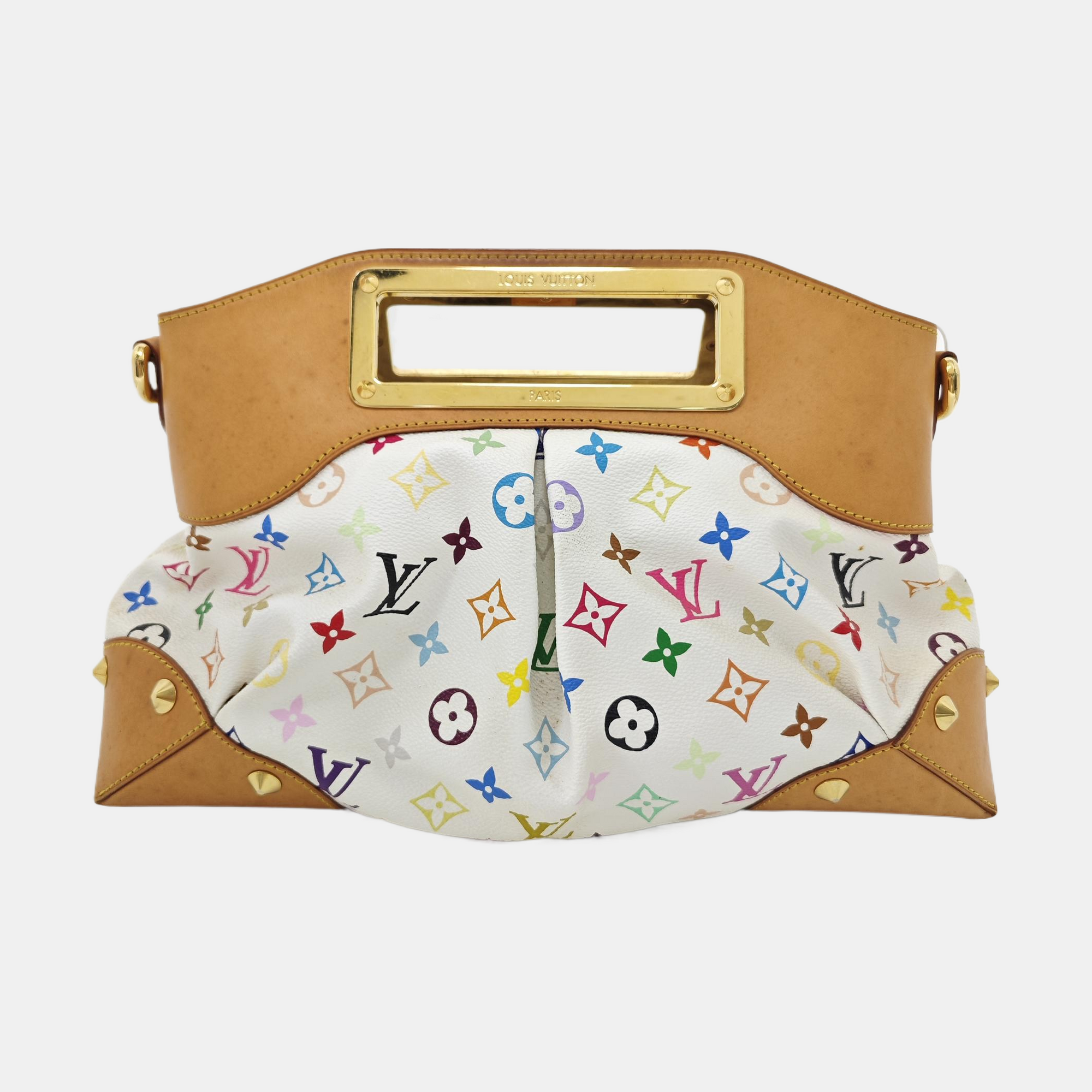 LV × TM JUDY MM Monogram Coated Canvas White